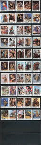 Liberia Scott #853a-857j MNH Norman Rockwell Scout Paintings CV$50+ 452267