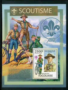 Togo OS #56 MNH S/S Scouting 2013 Baden-Powell $$ 452279