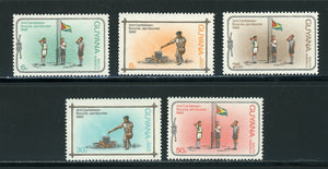 Guyana Scott #95-99 MNH Scouting in Guyana 60th ANN $$ 452286