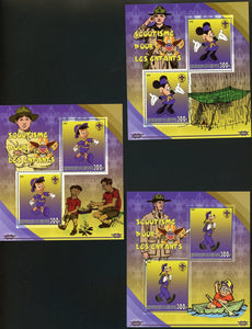 Djibouti OS #4 MNH SHEETS Scouting and Disney 2006 $$ 452302