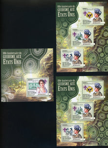 Guinea OS #72 MNH SHEETS Girl Scouts Centenary 2012 $$ 452306