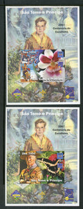 St. Thomas & Prince OS #24 MNH SHEETS 2007 Scouting Centenary $$ 452313