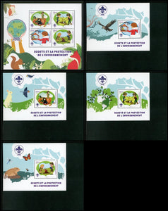 Malagasy Republic OS #9 MNH SHEETS Scouts and Environment Protection $$ 452338