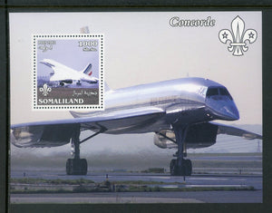 Somaliland OS #3 MNH SHEET Concorde 2002 $$ 452347