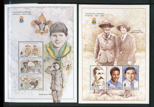 Sierra Leone Scott #2137-2138 MNH SHEETS Scout Jamboree Chile CV$16+ 452364