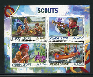 Sierra Leone Scott #4791 MNH SHEET Scouts 2018 CV$10+ 452374