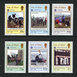 Isle of Man Scott #1182-1187 MNH Scouting Centenary CV$11+ 452426