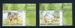 Bosniak Government Scott #571-572 MNH Europa Scouts CV$7+ 452440