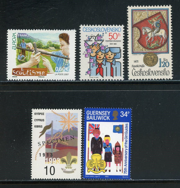 Scouting Assortment #1 MNH Eastern Europe Scouting $$ 452462