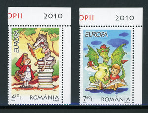 Romania Scott #5166-5167-1 MNH Europa 2010 Children's Stories CV$7+ 452536