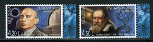 Moldova Scott #621-622-1 MNH Europa 2009 Astronomy $$ 452537