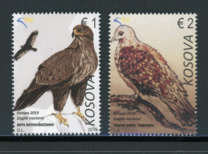 Kosovo Scott #410-411 MNH Europa 2019 Birds FAUNA CV$6+ 452541