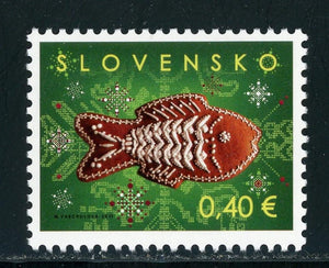 Slovakia Scott #626 MNH Fish-shaped Honey Cake 2011 $$ 452567