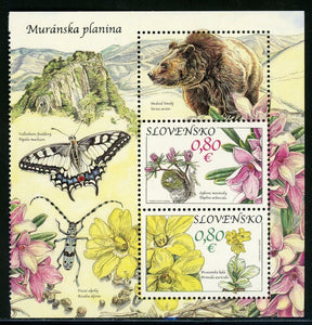 Slovakia Scott #602 MNH PAIR Protected Flowers $$ 452583