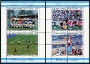 Argentina Scott #1569-1570 MNH WORLD CUP 1986 Mexico Soccer CV$29+ 456985