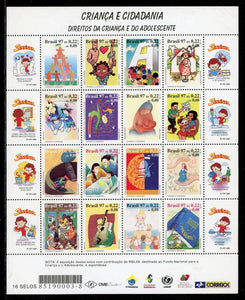 Brazil Scott #B12 MNH SHEET Children and Citizenship CV$19+ 456994