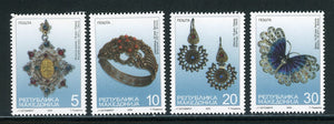 Macedonia Scott #180-183 MNH Silver Jewelry $$ 463732