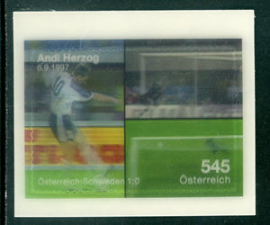 Austria Scott #2153 SA S/S Goal Andreas Herzog SPORTS Lenticular CV$14+ 463737