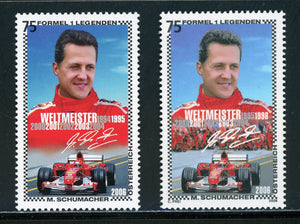 Austria Scott #2076//2103A MNH Michael Schumacher Auto Racer $$ 463741