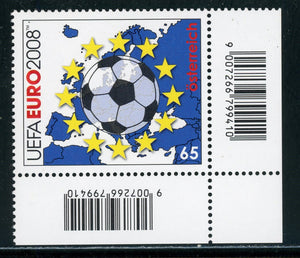 Austria Scott #2138-1 MNH UEFA Euro 2008 Soccer Children's Art $$ 463743