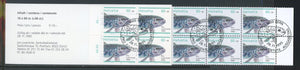 Switzerland Scott #B609 USED FIRST DAY CANCEL BOOKLET FISH 60+30 CV$14+ 463756