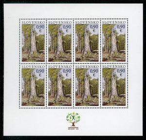 Slovakia Scott #617 MNH SHEET Europa 2011 Forests CV$18+ 463811