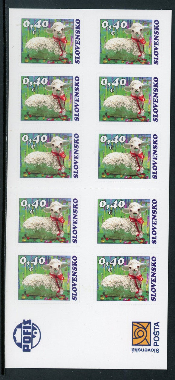 Slovakia Scott #613a SA BOOKLET Meringue Lamb CV$10+ 463812