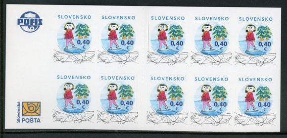 Slovakia Scott #583a SA BOOKLET Christmas 2009 CV$11+ 463815