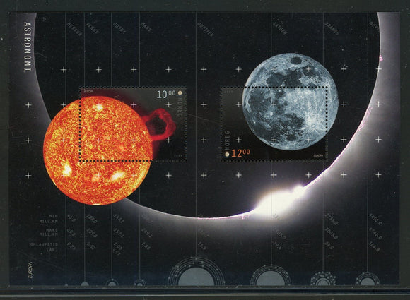 Norway Scott #1585a MNH S/S Europa 2009 Astronomy CV$6+ 463843