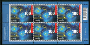 Switzerland Scott #1345 MNH SHEET Europa 2009 Astronomy CV$13+ 463869