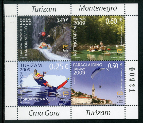 Montenegro Scott #226a MNH SHEET Tourism CV$6+ 463885