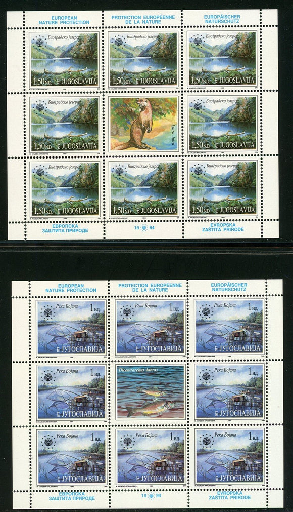 Yugoslavia Scott #2273-2274 MNH SHEETS European Nature Protection CV$44+ 463900