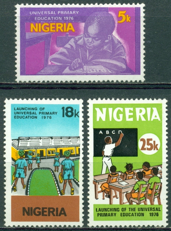 Nigeria Scott #337-339 MNH Universal Primary Education $$