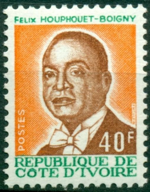Ivory Coast Scott #374 MNH Pres. Houphouet-Boigny 40fr $$