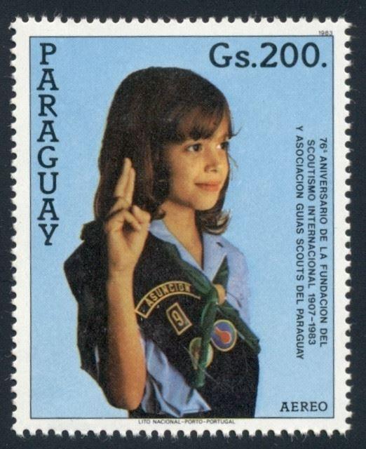 Paraguay Scott #2113 MNH Girl Scout 200g CV$5+