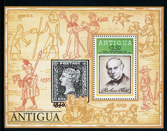 Antigua Scott #532 MNH Sir Rowland Hill Death Centenary PHILATELY $$