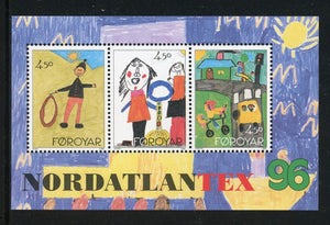 Faroe Islands Scott #304 MNH S/S NORDATLANTEX '96 Stamp EXPO CV$3+