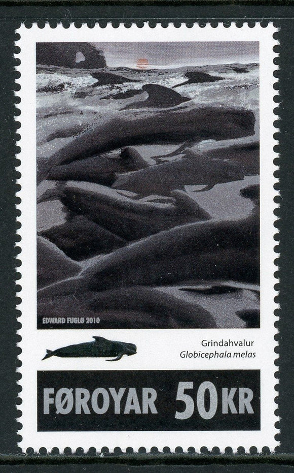 Faroe Islands Scott #524 MNH Pilot Whales FAUNA CV$15+