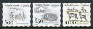 Greenland Scott #262-264 MNH Native Animals FAUNA CV$11+