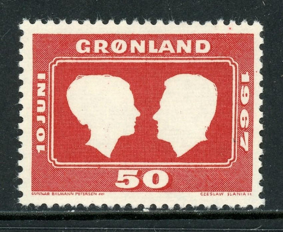 Greenland Scott #69 MNH Royal Wedding CV$3+