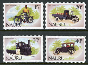 Nauru Scott #317-320 MNH Early Transportation CV$5+