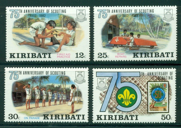 Kiribati Scott #410-413 MNH Scouting Year $$