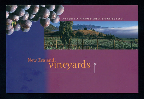 New Zealand Scott #1434b MNH BOOKLET COMPLETE New Zealand Vineyard CV$19+