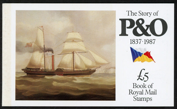 Great Britain Scott #BK151 MNH PRESTIGE BOOKLET Story of the P&O 5£ CV$17+