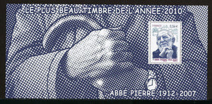 France Y&T Blocs Souvenir #66 Abbé Pierre CV €12
