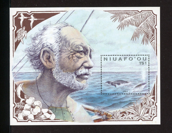 Niuafo'ou Scott #133 MNH S/S Old Man Two Whales CV$19+