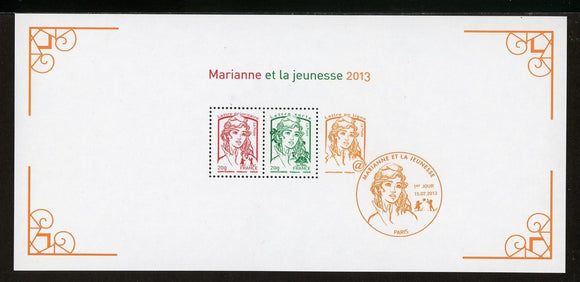 France Y&T Blocs Souvenir #82 Marianne and the Children CV €18