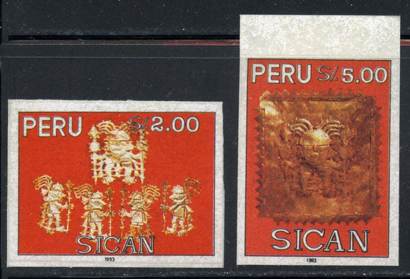 Peru Scott #1041-1042 SA Sican Culture CV$16+