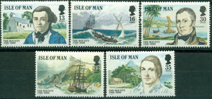 Isle of Man Scott #389-393 MNH Mutiny on the Bounty CV$3+