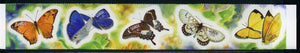 Samoa Scott #996 SA STRIP of 5 Butterflies Insects Fauna CV$7+